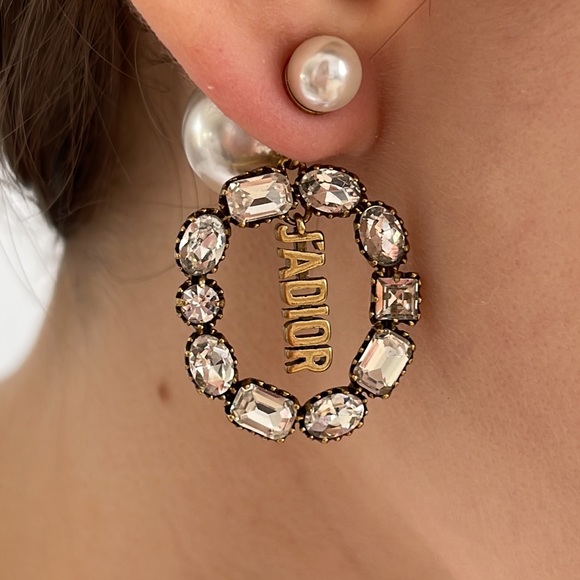 Dior Jewelry - Dior earrings crystals authentic